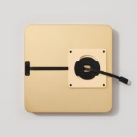 Dame Wall Home Tablethalterung für iPad Pro 13" gold eloxiert