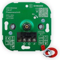 LED UP-Phasenanschnitt-Dimmer T39.07, für dimmbare...