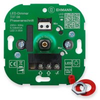 LED UP-Phasenanschnitt-Dimmer T37.08, für dimmbare...