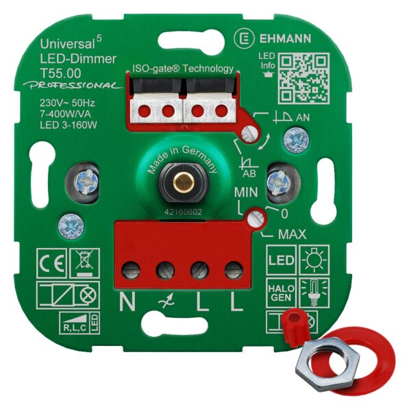 LED-Universaldimmer T55.00 professional mit ISO-gate Technologie