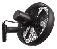 LucciAir - Wandventilator Breeze, Farbe Black