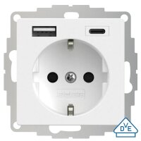 2USB Schutzkontakt-Steckdose inCharge Pro 55, 3 A, 15W,...