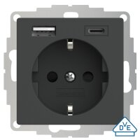 2USB Schutzkontakt-Steckdose inCharge Pro 55, 3 A, 15W,...