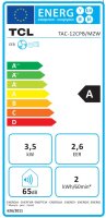 Mobile Klimaanlage 3 in1, TCL TAC-12-CPB/MZW weiß, 12.000 BTU, 3,5 kW, Klasse A